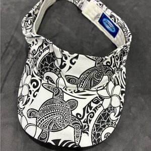 Surfware Stylish Black and White Patterned Visor